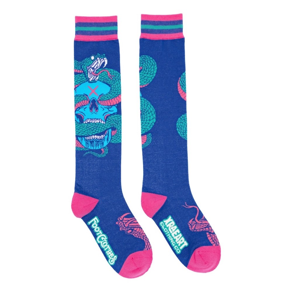 Footclothes - Gutter Magick Knee high socks - Multicolours